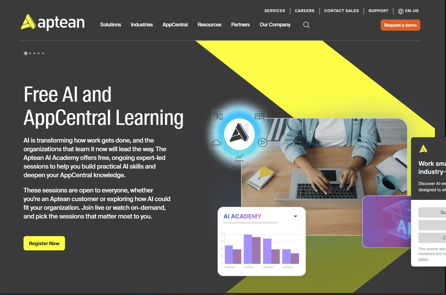 Aptean AppCentral platform — run your operation in one place
