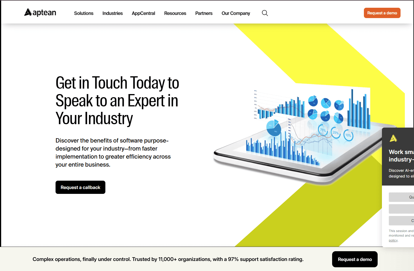 Aptean AppCentral platform — run your operation in one place