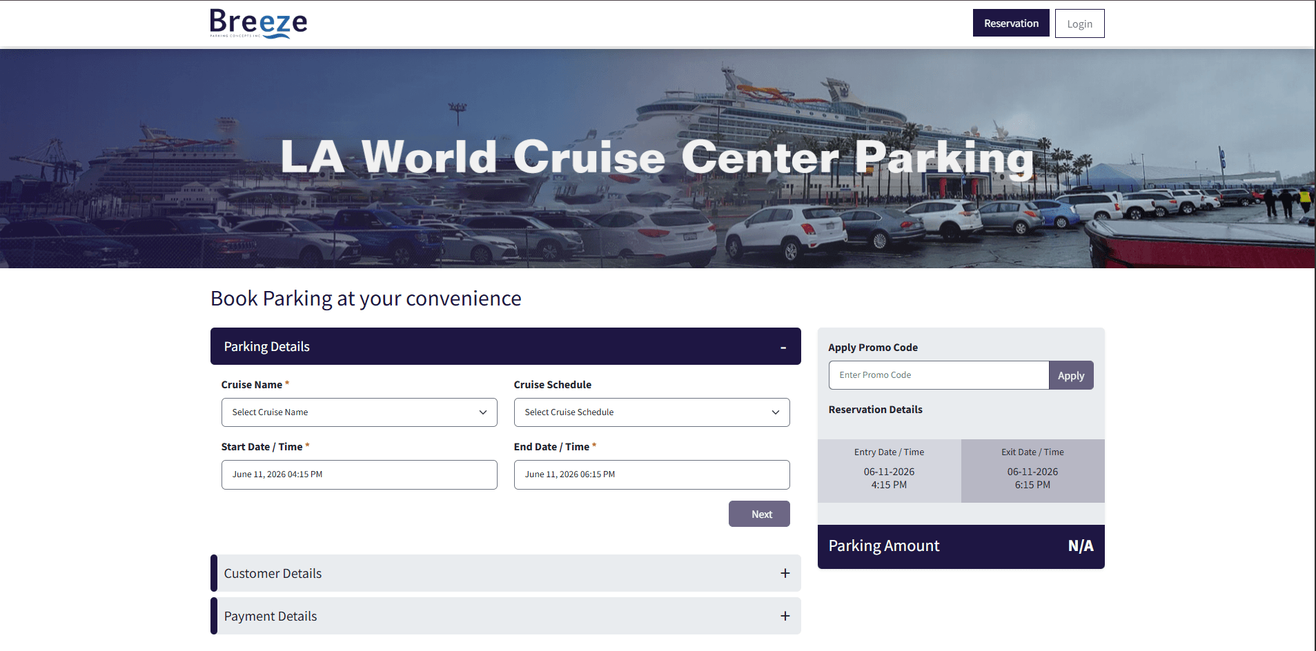 ParkEngage contact and demo request